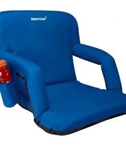 Games & Recreation Driftsun Folding Stadium Seat, Reclining Bleacher Chair