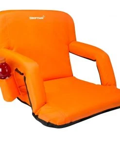 Games & Recreation Driftsun Folding Stadium Seat, Reclining Bleacher Chair