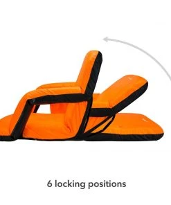 Games & Recreation Driftsun Folding Stadium Seat, Reclining Bleacher Chair