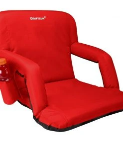 Games & Recreation Driftsun Folding Stadium Seat, Reclining Bleacher Chair