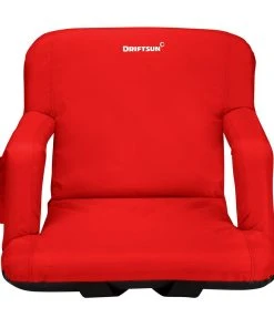 Games & Recreation Driftsun Folding Stadium Seat, Reclining Bleacher Chair