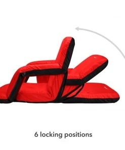 Games & Recreation Driftsun Folding Stadium Seat, Reclining Bleacher Chair