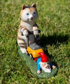 Holidayana Mow Your Gnome Yard Figure HOME GOODS 17 Holidayana Mow Your Gnome Yard Figure HOME GOODS