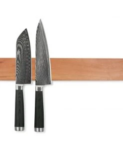 Zelancio HOME GOODS 16-Inch Magnetic Knife Holder, Wall Mounted Wooden Knife Strip With Rare Earth Magnets