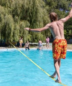 SPORTING GOODS Driftsun 50ft Complete Slackline Kit With Ratchet, Training Line & Bag