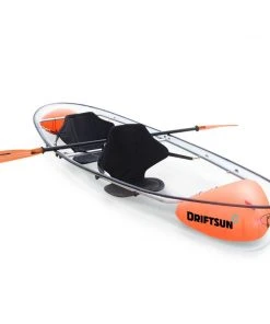 Driftsun SPORTING GOODS 2 Person Crystal Clear Hull Transparent Kayak