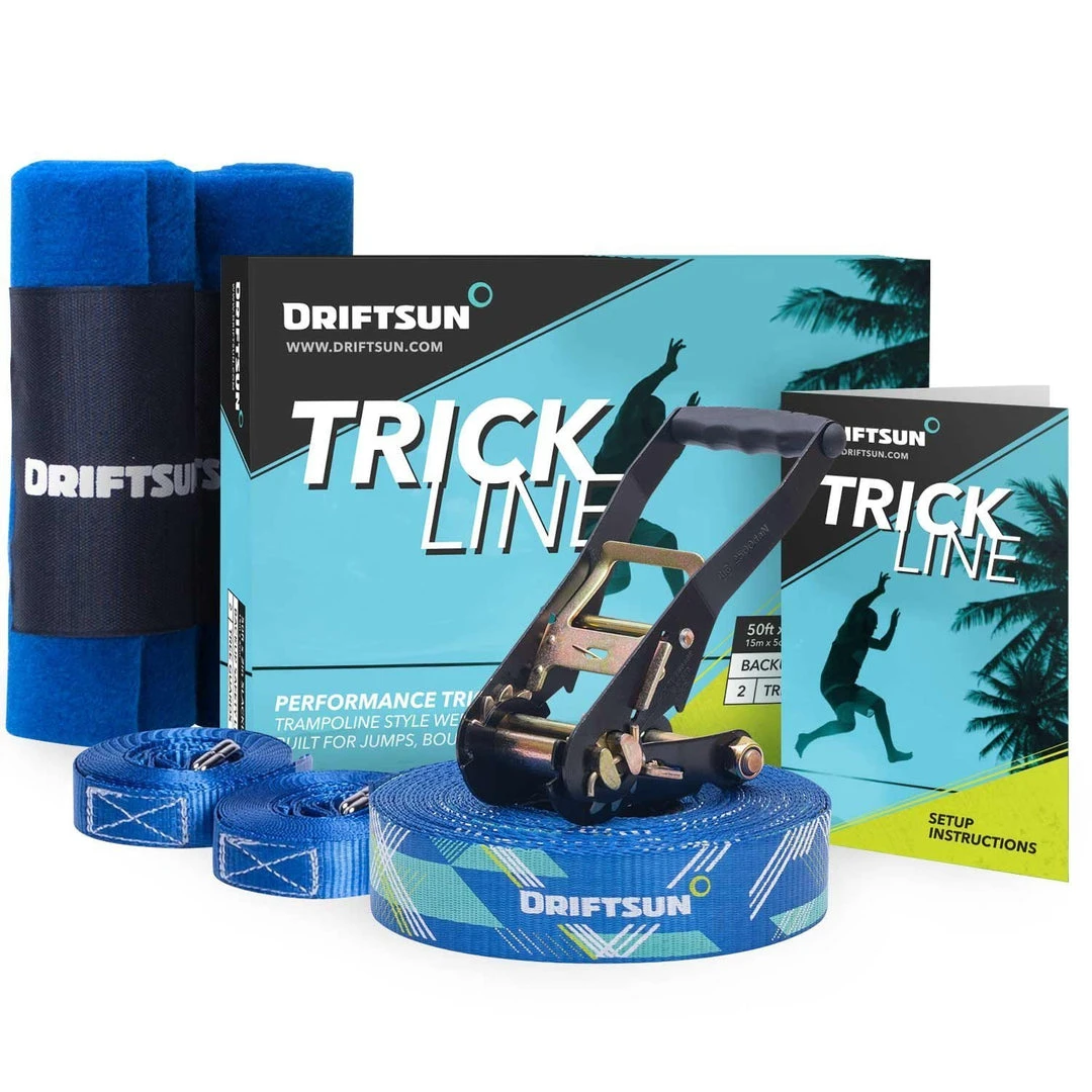 SPORTING GOODS Driftsun 50ft Complete Trickline Intermediate Kit 3 SPORTING GOODS Driftsun 50ft Complete Trickline Intermediate Kit